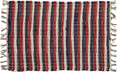 Stars & Stripes Chindi Placemats - Set Of 4 Park Designs - The Fox Decor